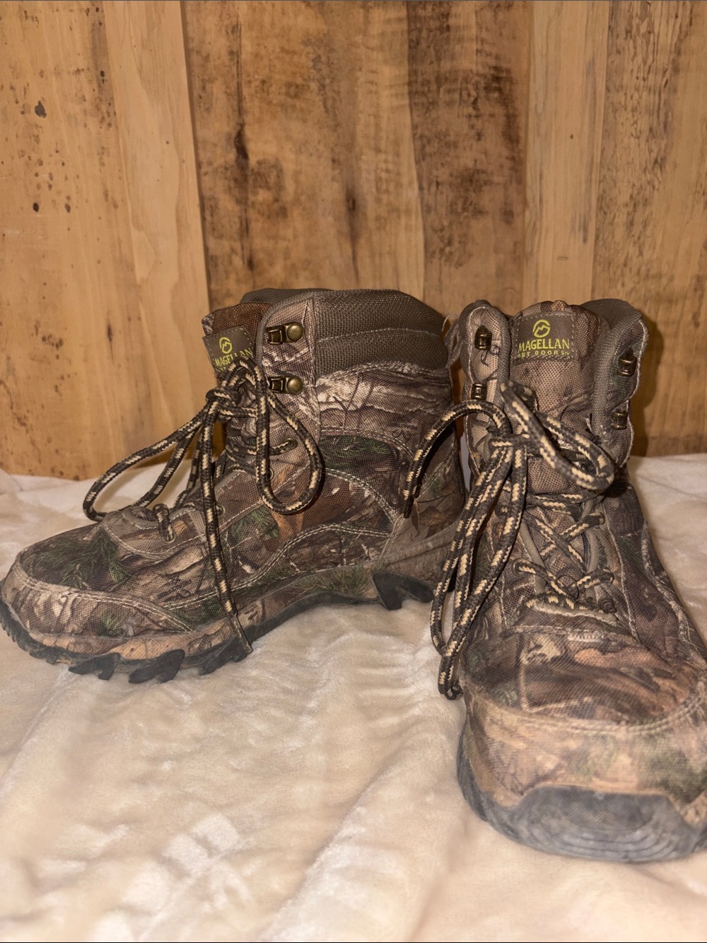 #144 Magellan Outdoors women’s Camo Hunting Boots